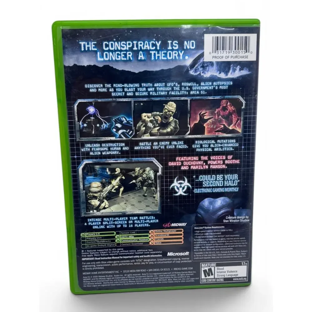 Area 51 (Microsoft Xbox, 2005)